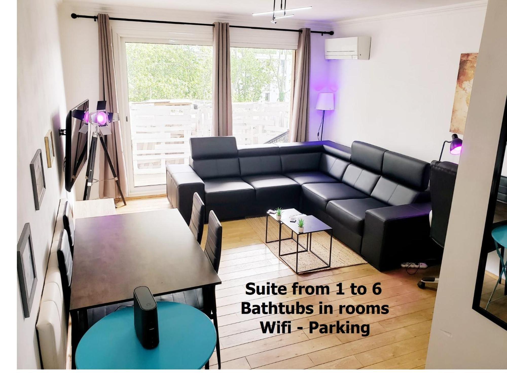 Suite From 1 To 6 - Bathtubs In Rooms - Air Conditioned Residential Appartement - Self-Arrival - Wifi - Netflix Disney - Kitchen - Laundry - Parking Авиньон Екстериор снимка